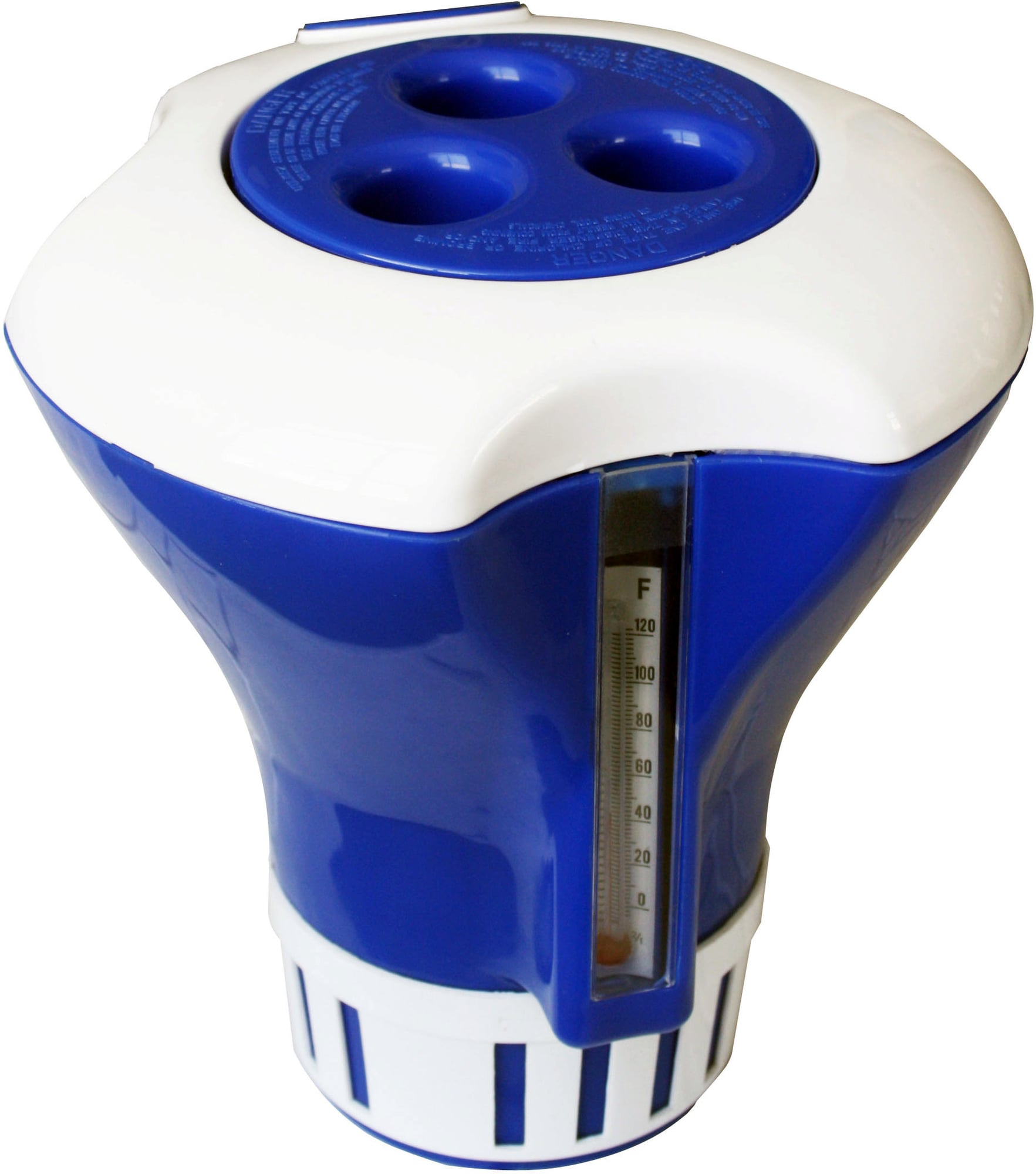 Chlorine Dosing Float with Integrated Thermometer