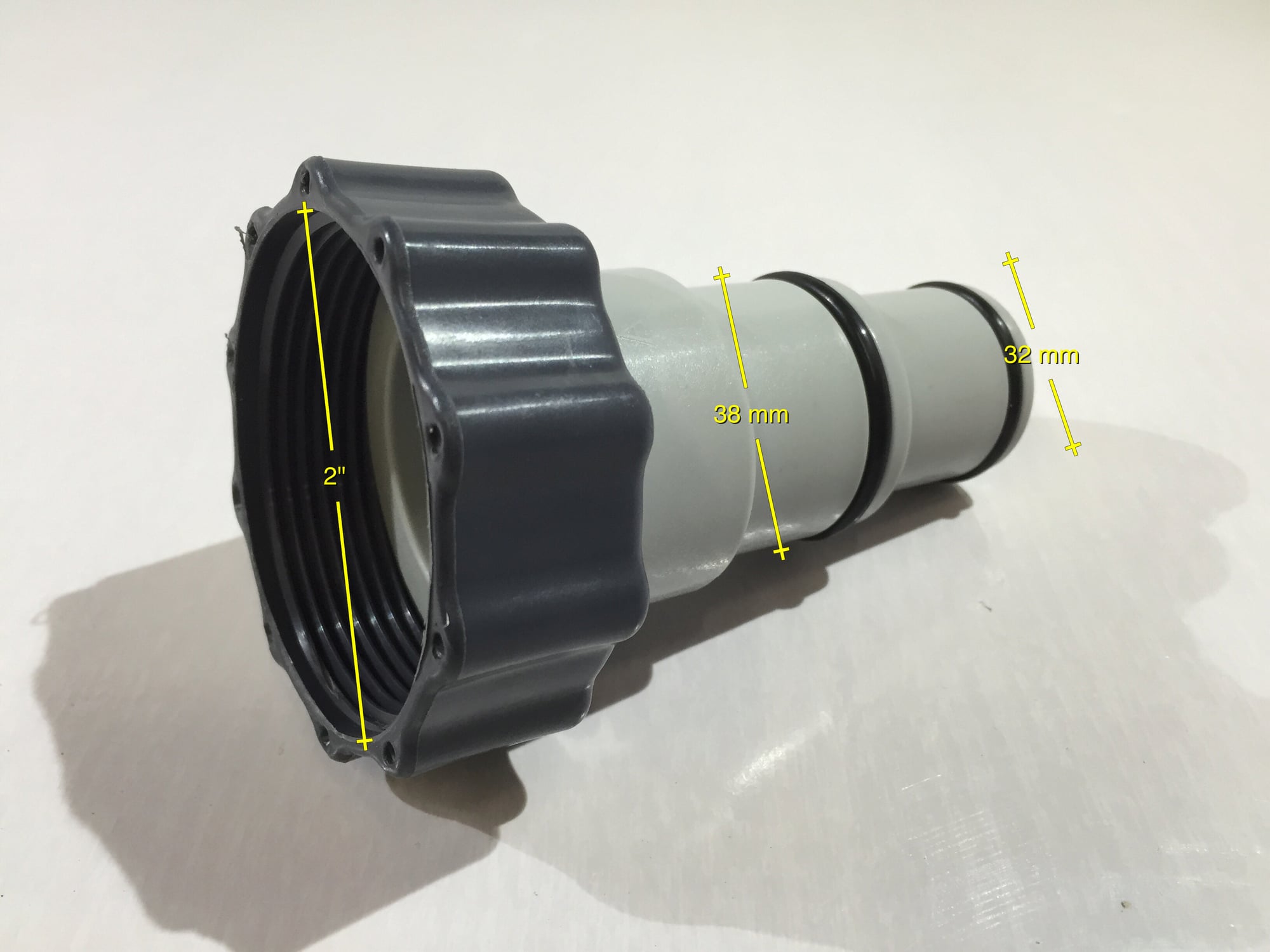 Adapter for Intex pools Ã 32/38mm x 2" IG, Adapter for Intex Pools Ã 32/38mm x 2" IG (Internal thread)