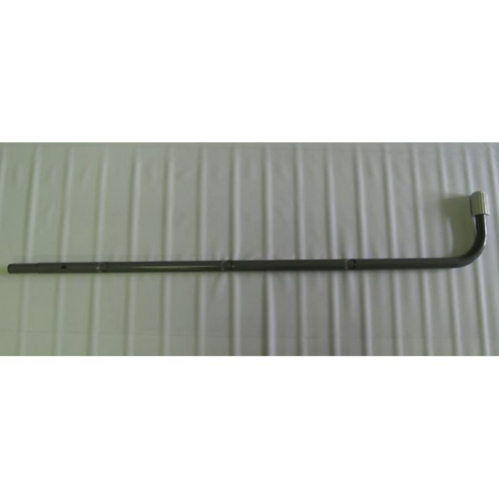 A side - J-shaped foot (marked "B") for pool safety ladder with 122 cm height