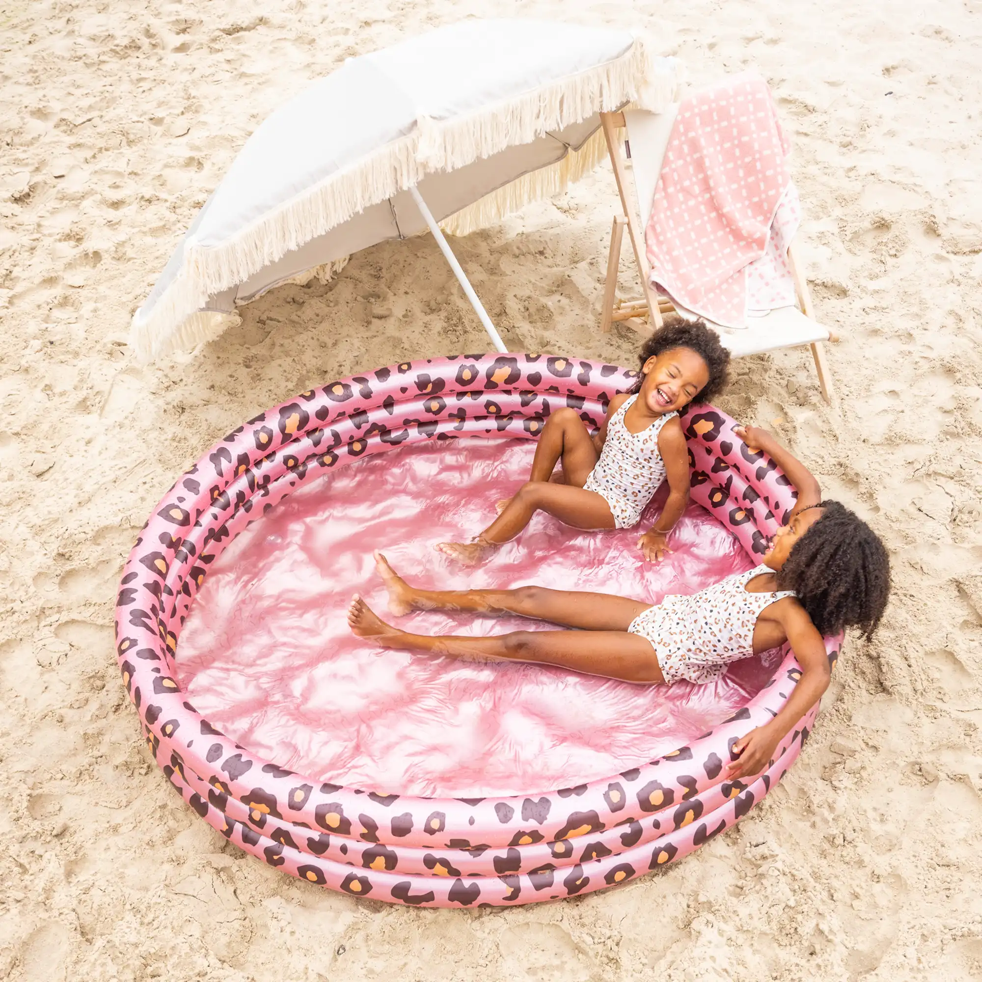 Swimming Pool - Rose Gold Leopard