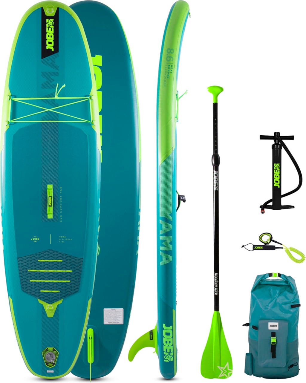 Yama 8.6 Inflatable Paddle Board Package